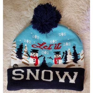 Snowman Light-up Winter POM-POM Beanie, OSFM